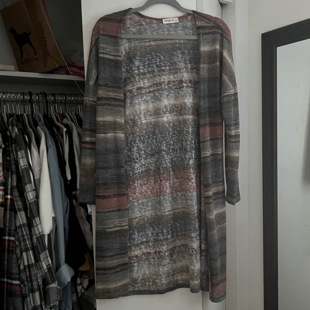 Striped Ginger G Cardigan